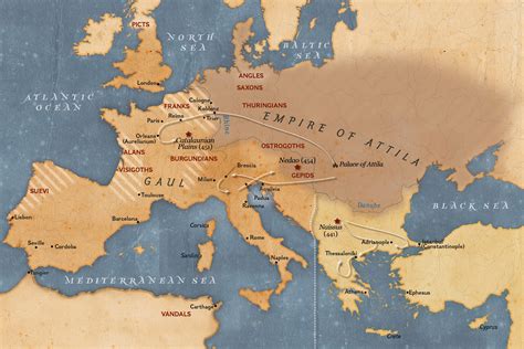 western roman empire attila|Rome Halts the Huns .